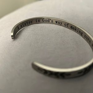 Bangle - “A Sister is God’s way of making sure we never walk alone”